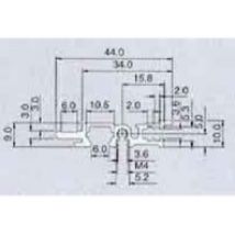 3684.023  - Baugruppenträger Vario BP 3HE/84TE/285mm 3684.023