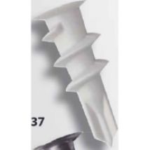 37-2 + Schraube KT  (50 Stück) - Gipskartondübel SpiralPlus 37-2 + Schraube KT