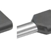 182410  (100 Stück) - Aderendhülse isoliert schwarz 2x1,5-8mm, 182410