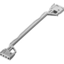 3685.257 (VE10)  - Kartenführung codierbar Kst. grau 4TE LP160 3685.257 (Inhalt: 10)