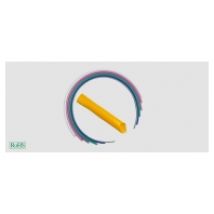 92236  (25 Meter) - Isolationsschlauch IC 14mm orange 92236