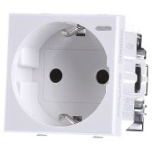 HD4141W  - Schukosteckdose weiss SL schutz, 16A/250V 2-modulig weiss HD4141W - Aktionspreis