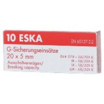 520.624  (10 Stück) - G-Sicherungseinsatz F 5A 5x20mm 520.624