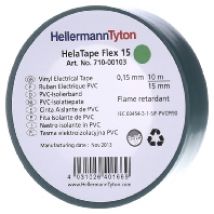 Flex 15-GN15x10m  - PVC Isolierband grün Flex 15-GN15x10m
