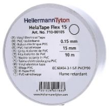 Flex 15-WH15x10m  - PVC Isolierband weiss Flex 15-WH15x10m