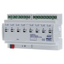 AKI-0816.04  - EIB/KNX Schaltaktor 8-fach, 8TE, REG, 16/20A, 230VAC, C-Last, Industrie, 200µF, AKI-0816.04