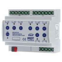 AKS-0816.03  - EIB/KNX Schaltaktor 8-fach, 6TE, REG, 16A, 230VAC, C-Last, Standard, 140µF - AKS-0816.03