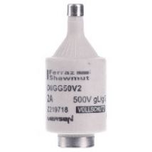 DIIGG50V2  - D-Sicherungseinsatz gG DII, 2A/AC500 DIIGG50V2