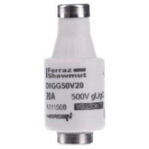 DIIGG50V20  - D-Sicherungseinsatz gG DII, 20A/AC500 DIIGG50V20