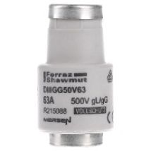 DIIIGG50V63  - D-Sicherungseinsatz DIII gG 63A/500V DIIIGG50V63