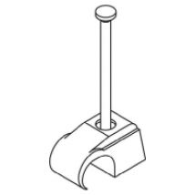 2300712  (100 Stück) - Haftclips 7-11mm Nagel 35mm 2300712