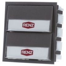 97-9-85270.7039  - Tastenmodul (alt: 97-9-85096) mit 2 Klingeltaster grau