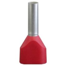 V30AE000623  (500 Stück) - Aderendhülse 2x1,50/8L rot V30AE000623