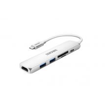 Zendure 6-in-1 Slim USB-C Ladestation, Silber