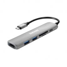 Zendure 6-in-1 Slim USB-C Ladestation, Grau