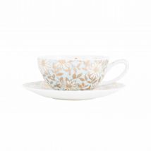 Dunoon Aqua Tea Cup & Saucer