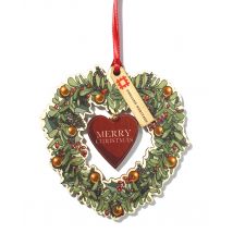 English Heritage Hanging Decoration Heart Bauble Wreath