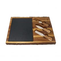 Wooden & Slate Cheese Board
