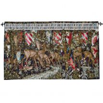 Tapestry Deer and Shields