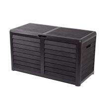 Coffre de jardin gris Baya 420 litres en polypropylène EDA