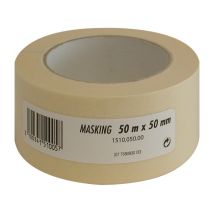 Ruban de masquage lisse standard 50 m x 50 mm