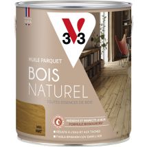 Huile parquet bois naturel miel mat 2.5 l - V33
