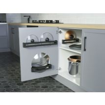 Porte couvercle Optima noir 31 cm S.P.T.D