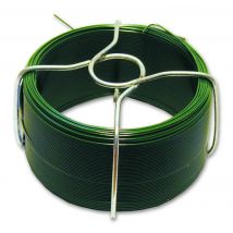 Fil acier plastifié vert diamètre intérieur 0,7 mm diamètre extérieur 0,8 mm longueur 75 m CHAPUIS