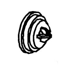 Membrane avec insert pour robinet flotteur de WC SIAMP