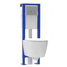WC suspendu sans bride bâti universel Rubis 2 SIAMP