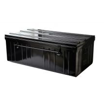 Cantine noire en métal 90 x 50 x 37 cm