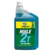 Huile 2 temps 100% synthèse 1 litre BARDAHL