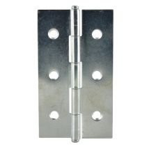 Charnière rectangulaire acier zingué 40 x 70 mm CIME