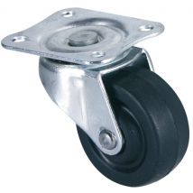 Roulette pivotante à platine diamètre 40 mm