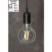 Ampoule LED globe 95 mm filaments clairs 6W 900 lumens dimmable blanc chaud - ARLUX