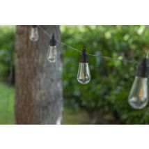 Guirlande solaire 10 ampoules 7,7 mètres blanc chaud STELAR ARLUX