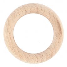 Anneaux en bois diam 56 mm Finition Bois par 10 - MOBOIS