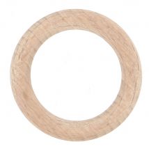 Anneaux en bois diam 70 mm Finition Bois par 10 - MOBOIS