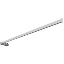 Tringle portière universelle recoupable en métal de 1.20 m Finition Argent - MOBOIS