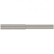 Tringle à rideaux en métal extensible de 1.60 m à 3 m diam 20 Chrome mat - MOBOIS