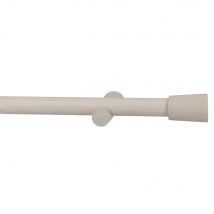 Kit de tringle à rideaux en bois 2 m diam 28 mm Finition Bois - MOBOIS