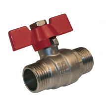 Vanne papillon mâle-mâle 1 pouce