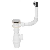 Vidage complet Quick Clac pour lavabo avec trop plein WIRQUIN