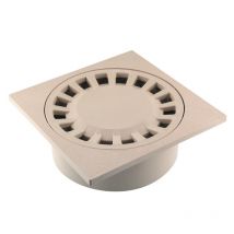 Siphon de cour sable 200 x 200 mm femelle 63/mâle 80/femelle 100 FITT