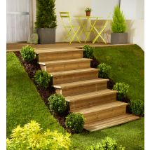 Marche d'escalier modulable Modulesca L.93,4 x l.42,4 x H.17 cm JOUPLAST TMP CONVERT