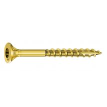 Vis tête fraisée étoile acier bichromaté 6 x 120 mm par 100 ROCKET