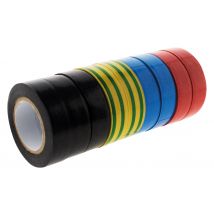 Rubans isolants électriques 15mmx10m par 9