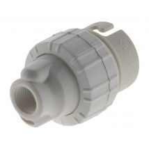 Douille électrique blanche pour ampoule culot B22