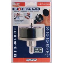 Scie cloche 5 lames diamètre 35 à 85 mm SMARTOOL