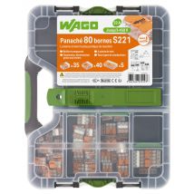 Mallette WAGO 80 pièces panachées S 221